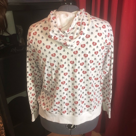 COPY - Skull zippered hoodie - Picture 3 of 4
